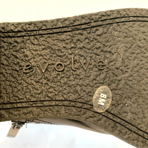 Evolve By Easy Spirit Black Genuine Leather Ankle Boots - Picture 11 of 11